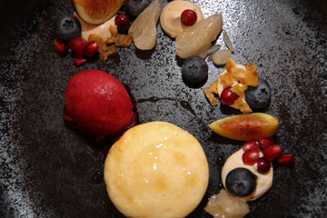 Dessert, fresh berries