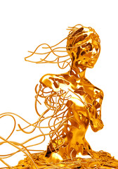 Ballerina, Danza, Disabilità, Sfigurata, Violenza Sulle Donne, Illustrazione 3d