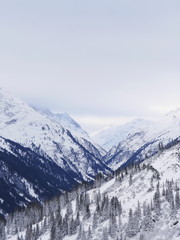 Austrian Alps Snow winter