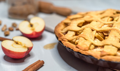 Homemade apple pie.