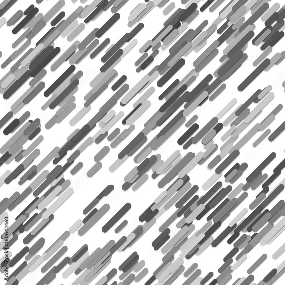 Poster geometrical seamless random rounded diagonal stripe pattern background - vector illustration from gr