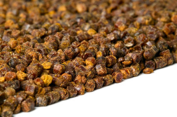 Propolis granules, bee product, frame composition
