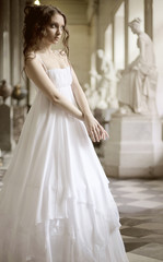 Naklejka premium young victorian lady