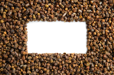 Propolis granules, bee product, frame composition