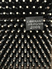 Aged red wines in bottles