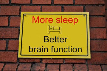 More sleep - better brain function