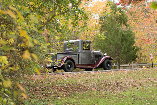 Old Car in Park