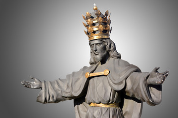 Fototapeta Statua, pomnik Chrystusa, Jasna Góra, Częstochowa obraz