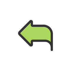 Email 01 Filled - Reply Icon