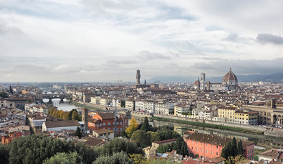 Obraz premium Florence overview of the town