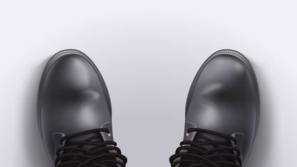 pair old boots with shadow