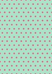 Seamless polka dot pattern. Vector repeating texture.