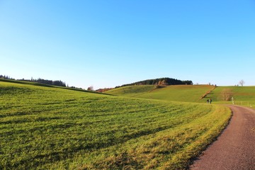 Wandern im herbstlichen Voralpenland, Allgäu