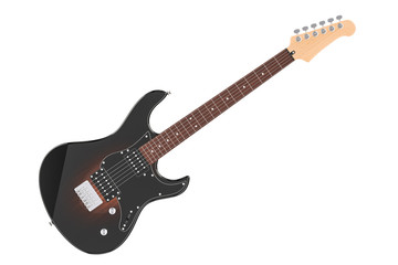 Obraz na płótnie Canvas Electric Guitar, 3D rendering
