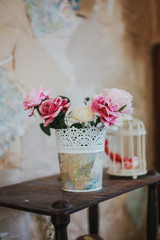 Vase with flowers