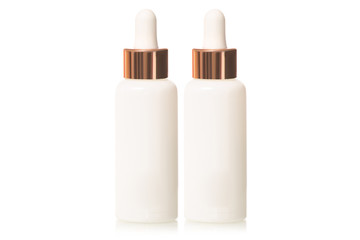 Bottle with cosmetics serum hyaluronic acid