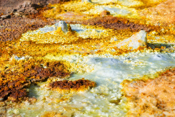 Dallol, Danakil Depression, Ethiopia. The hottest place on earth.