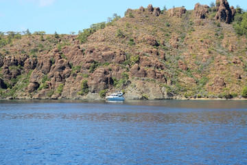 Calm sea and crystal clear water
