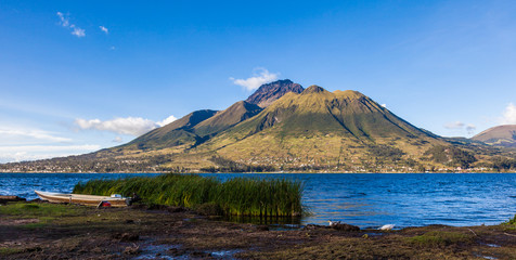 Panorama of Imbabura volcano