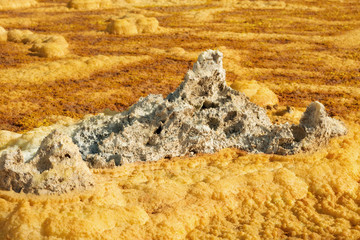 Dallol, Danakil Depression, Ethiopia. The hottest place on earth.