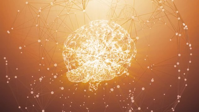 Computer brain thinking neural network AI artificial intelligence