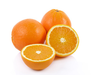 orange isolated on white background