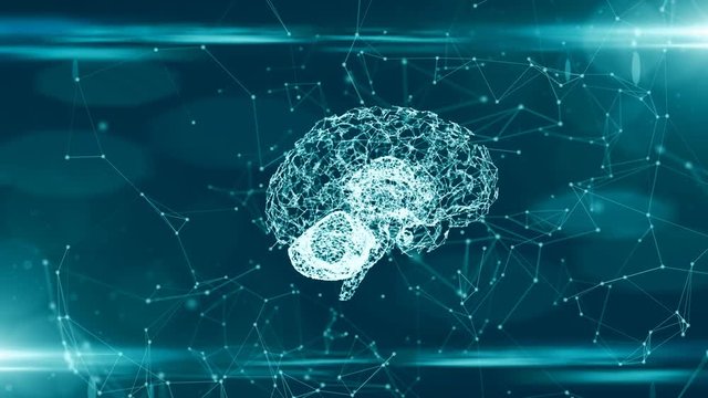 Computer brain thinking neural network AI artificial intelligence 