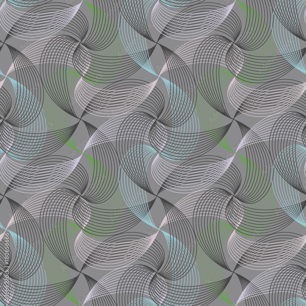 Poster seamless ripple pattern. repeating vector texture. wavy graphic background. simple linear waves.