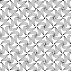 Seamless ripple pattern. Repeating vector texture. Wavy graphic background. Simple linear waves.