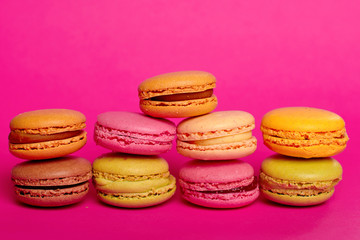 delicious colorfull macarons