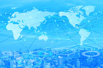 世界のネットワークイメージ