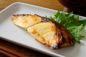 銀ひらすの西京焼き