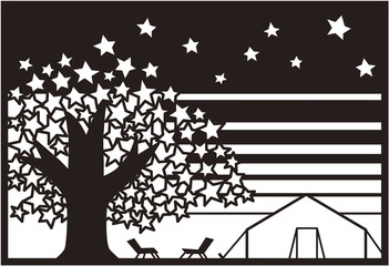 the stars on the ground