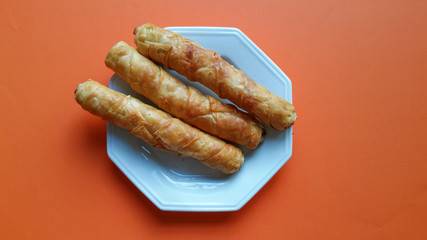 Puff pastry with cream cheese