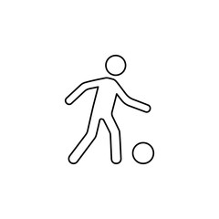 Soccer player icon