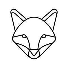 Wolves animals icon logo mammals vector illustration