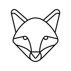 Wolves animals icon logo mammals vector illustration