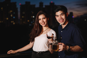 Young asian couples
