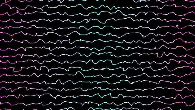 Abstract slick line motion background loop