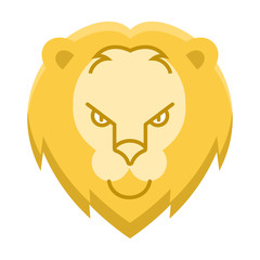 Lion animals icon logo design mammals illustration