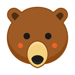 Bear animals icon logo design mammals illustration