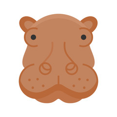 Rhino animals icon logo design vector mammals illustration