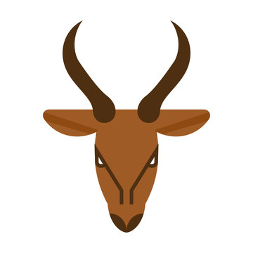 Goat animals icon logo design vector mammals illustration