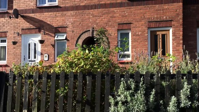 October 12 2017 / Shrewsbury / British style 1950's council houses