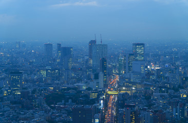 東京　渋谷　夜景