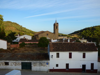 Almonaster la Real, pueblo español de la provincia de Huelva, Andalucía (España)