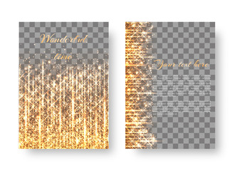 An attractive background pattern with golden light and bright rays