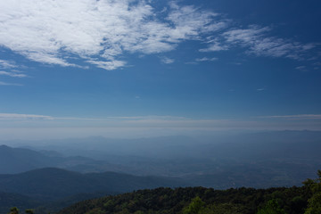 Fototapeta premium white cloud in the blue sky