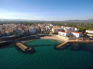 Fototapeta na wymiar Ametlla de Mar, poblacion costera en Tarrragona (Catalunya, España)