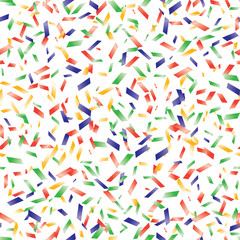 Seamless pattern with confetti